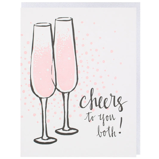 Cheers to You Both Wedding Card