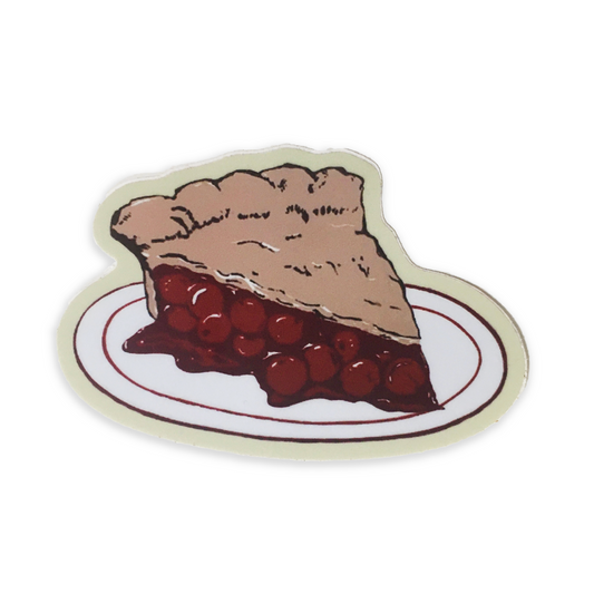 Cherry Pie Illustration Sticker