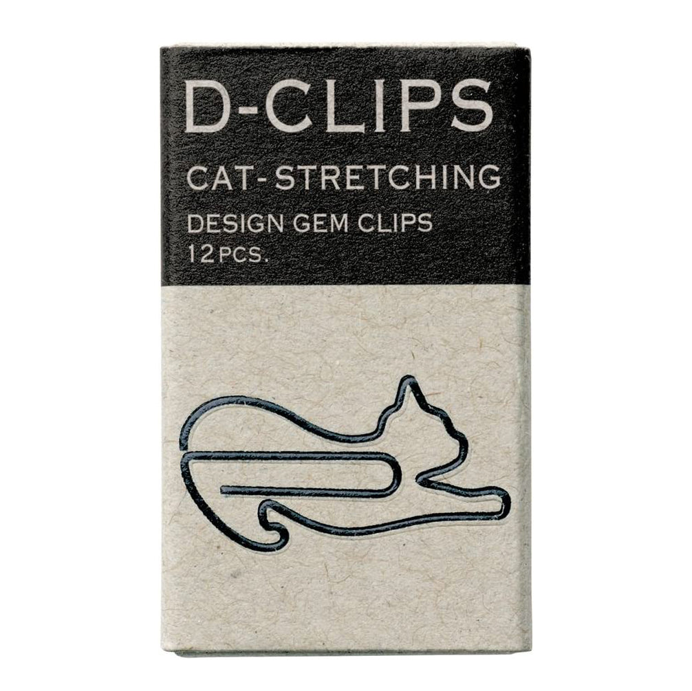 D-Clips Mini Box of 12- Cats Stretching