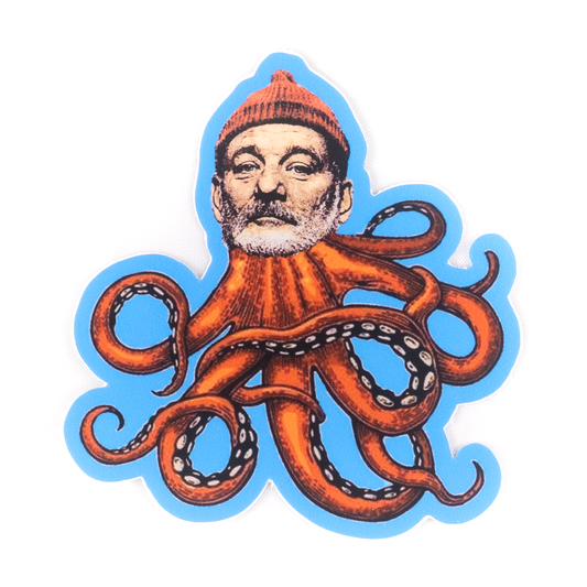 Bill Murray Steve Zissou Octopus Sticker