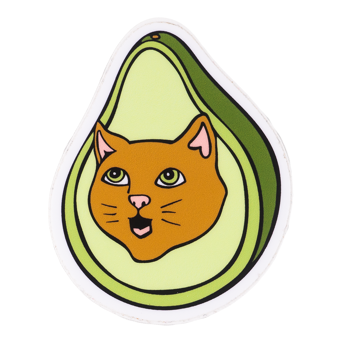 Avocado Cat Sticker
