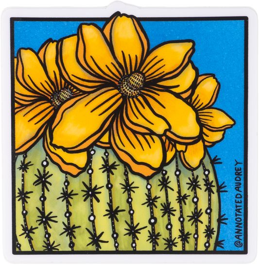 Cactus Flowers Sticker