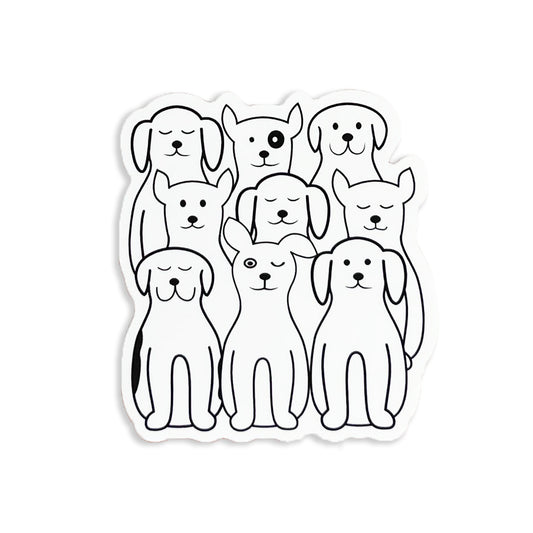 Dog Pack Sticker