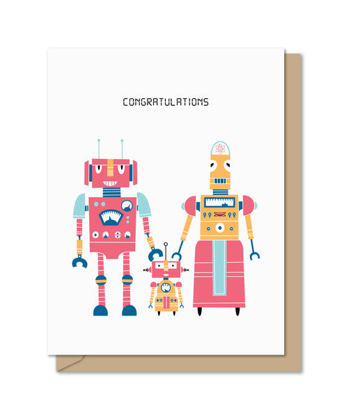 Robot Baby Card