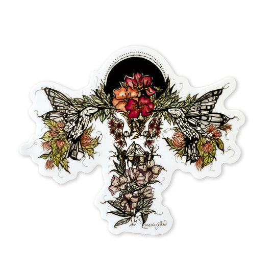 My Power, Floral Uterus Sticker