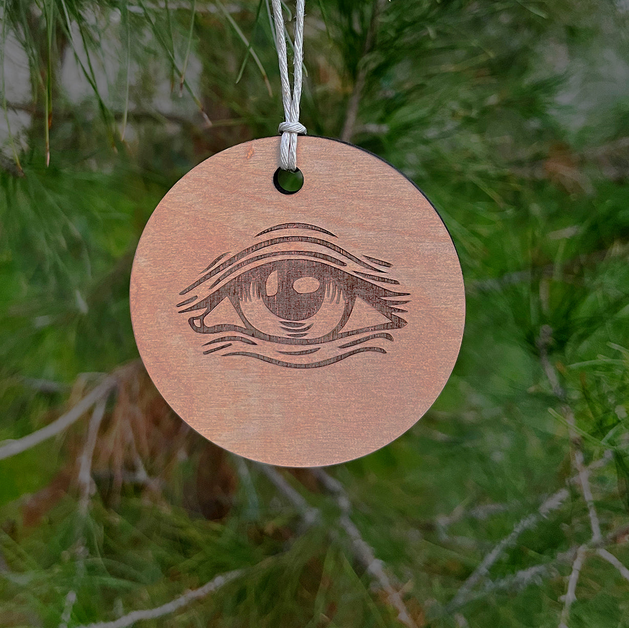 Wooden Eye Ornament