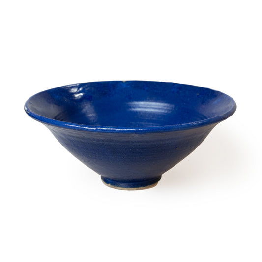 Royal Blue Handmade Glazed Ceramic Bowl