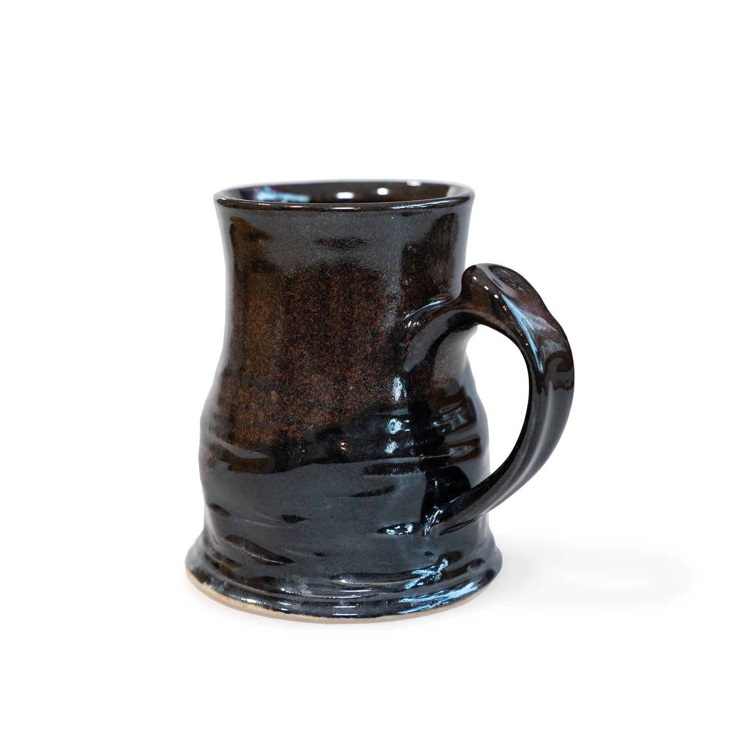 Handmade Rust and Black Mug