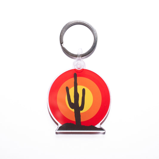 Saguaro Sun Keychain