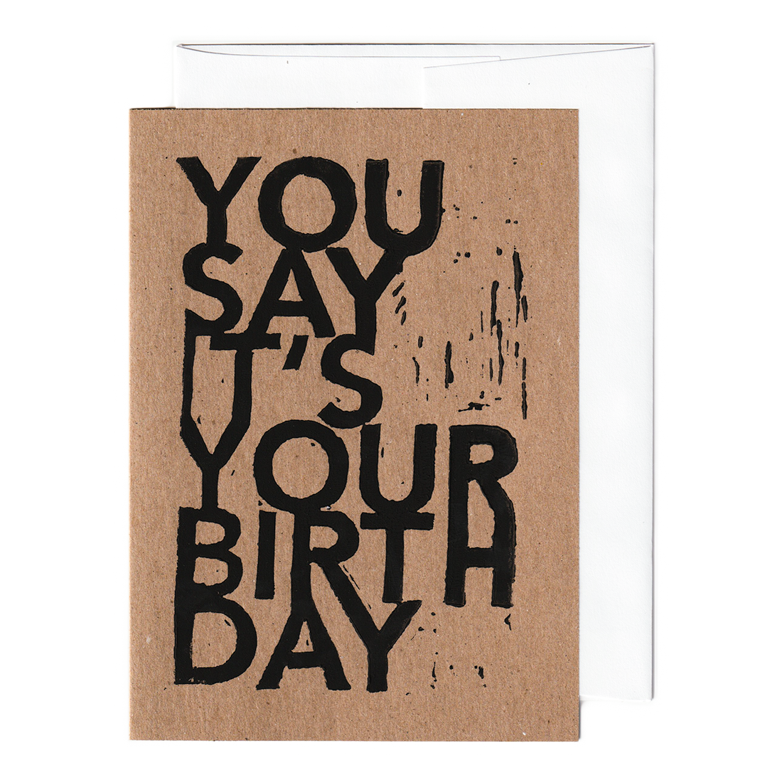 So you say it's your birthday card