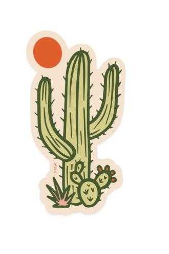 Sunny Saguaro Sticker
