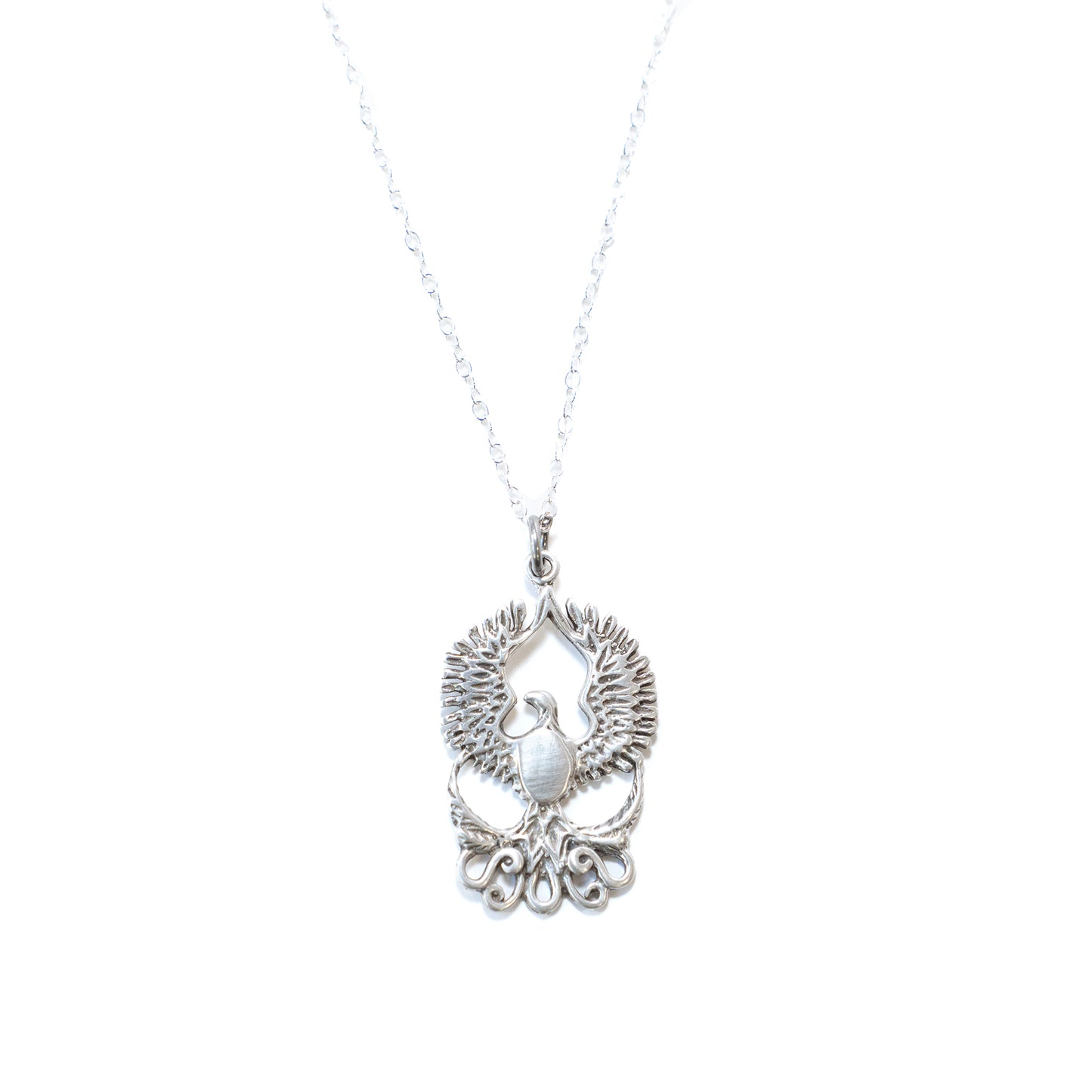 Phoenix Charm Necklace