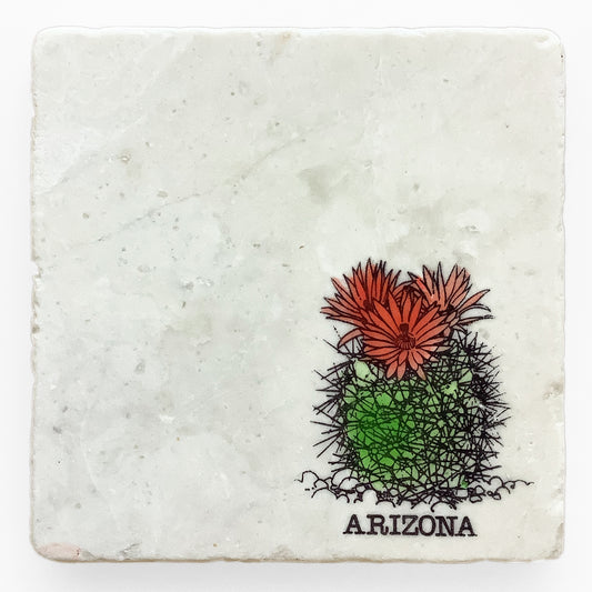 Vintage AZ Handmade Stone Coaster