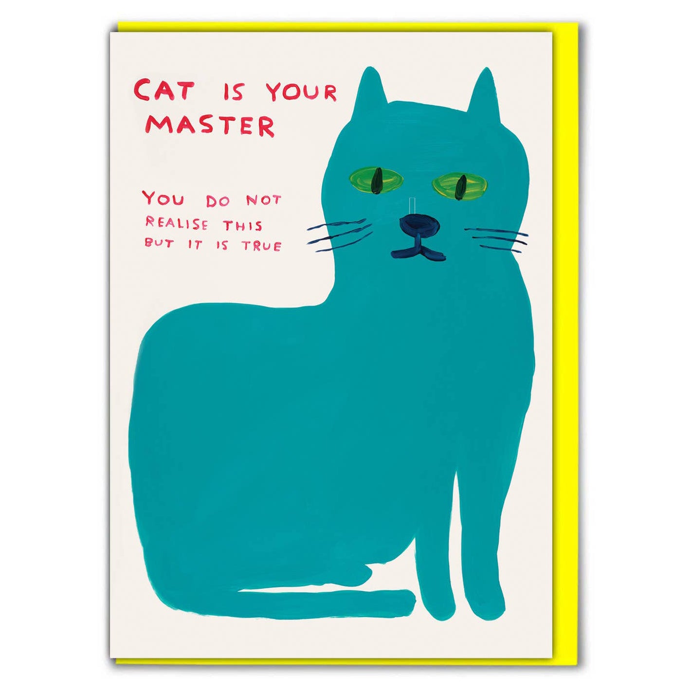 Cat Master Birthday Card
