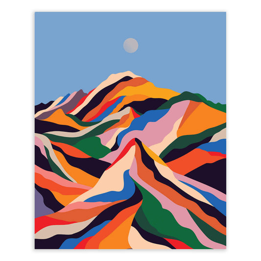 Sugar Mountain (Blue Sky) Print