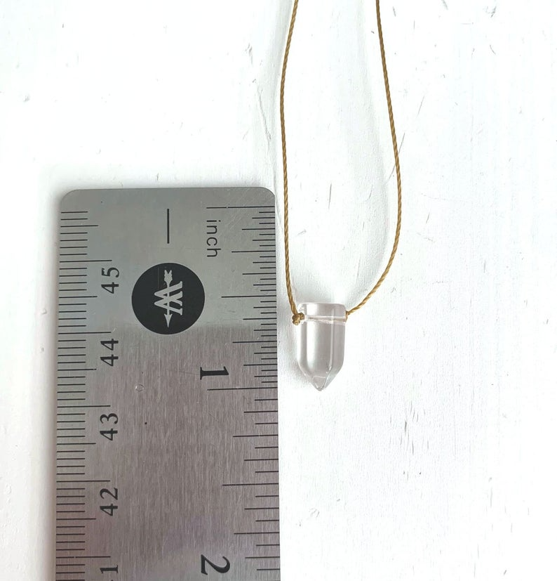 Quartz Crystal Point Necklace