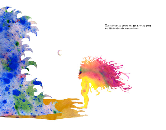 Harriet Vs. the Ocean Print