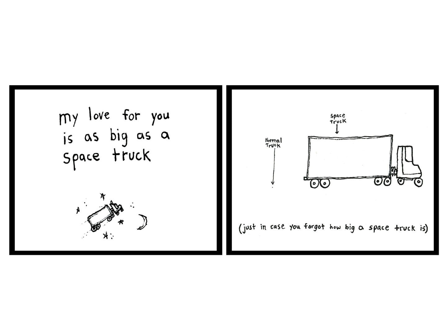 Space Truck Card