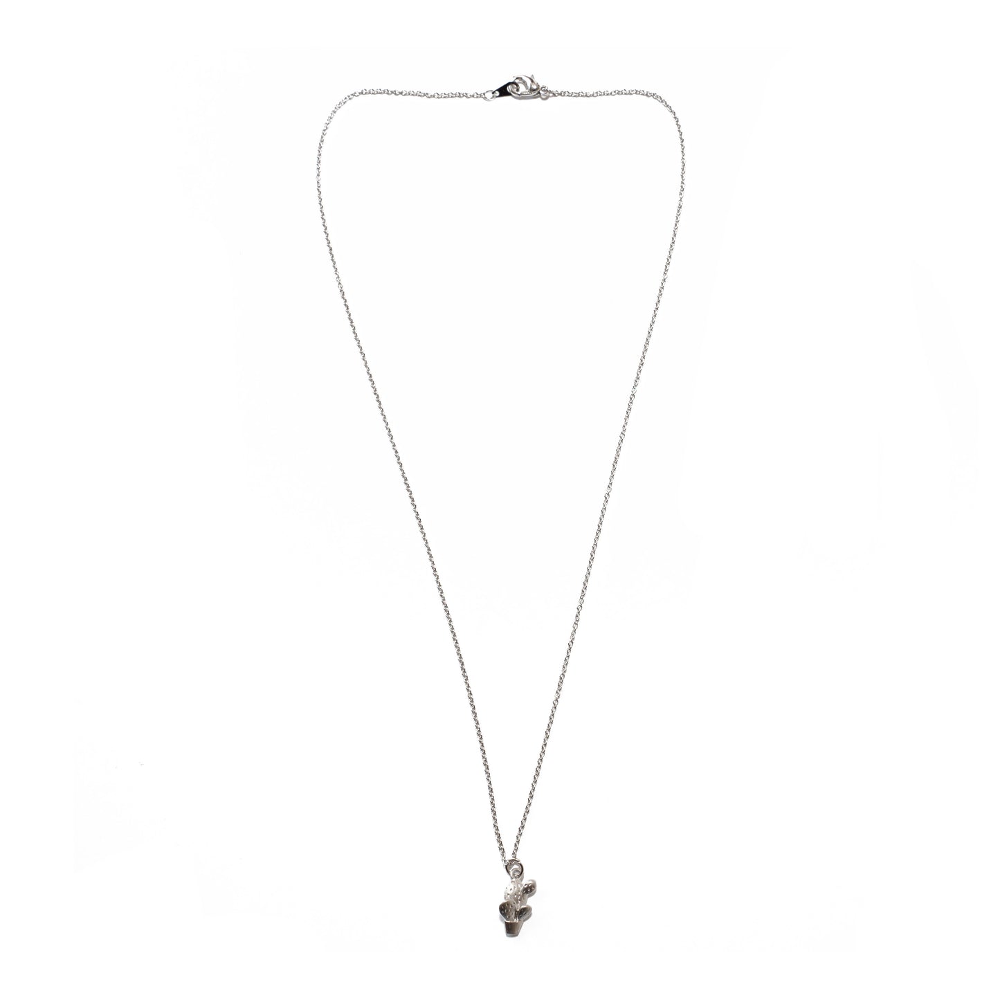 Potted Prickly Pear Charm Handmade Necklace
