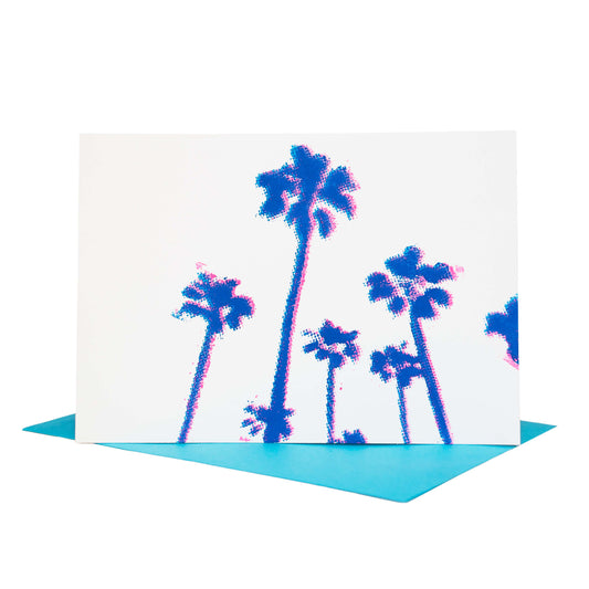 Palm Trees Print Card