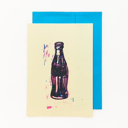 Pop art print card