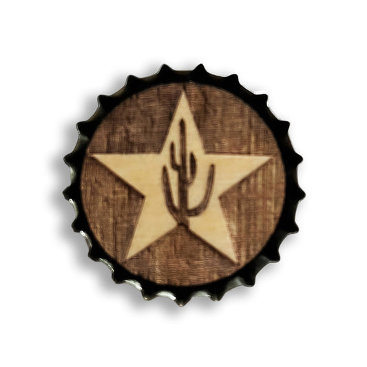 Bottle Cap Magnet- AZ / Southwest