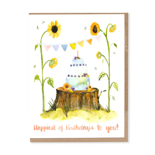 Sunflowers Birthday Card