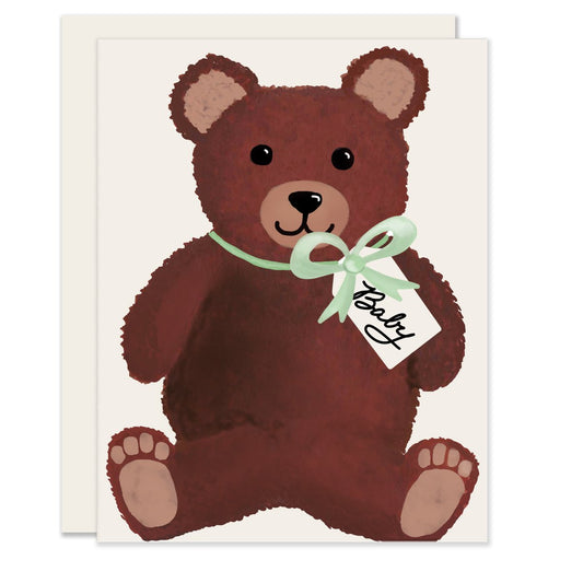 Teddy Bear Baby Card