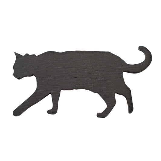 Black Cat Walking Magnet